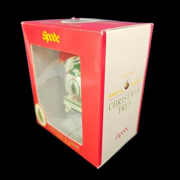 Spode Christmas Tree Ornament 2003 Lamb Sheep Pull Toy Vintage New with Box - Picture 10 of 11